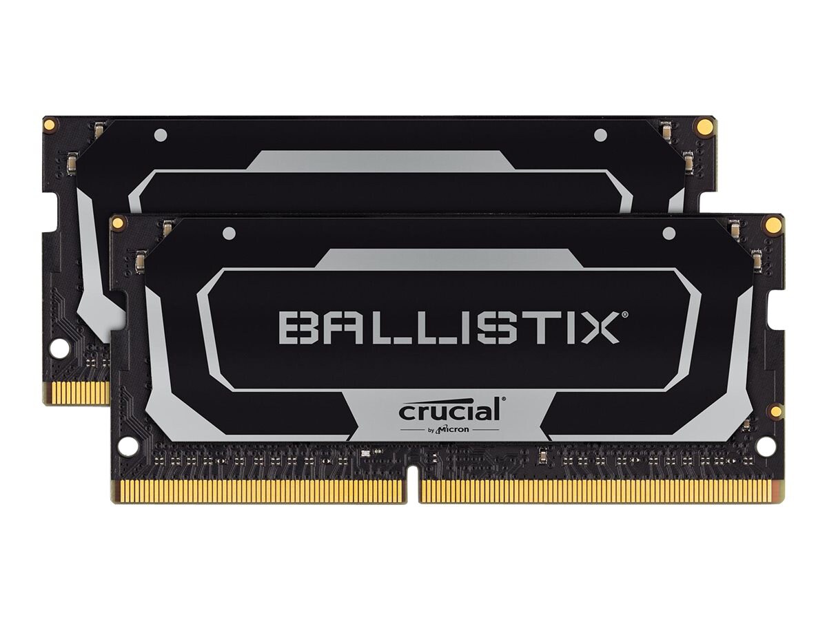 Ballistix - DDR4 - kit - 32 GB: 2 x 16 GB - SO-DIMM 260-pin - 2666 MHz / PC