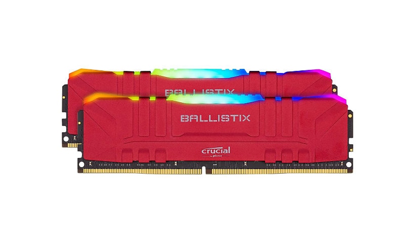 Ballistix RGB - DDR4 - kit - 32 GB: 2 x 16 GB - DIMM 288-pin - 3000 MHz / P