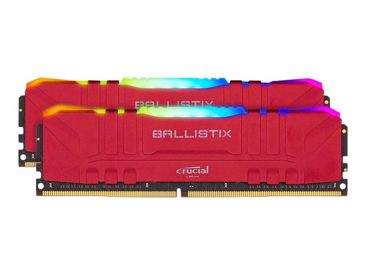 Ballistix RGB - DDR4 - kit - 16 GB: 2 x 8 GB - DIMM 288-pin - 3200 MHz / PC