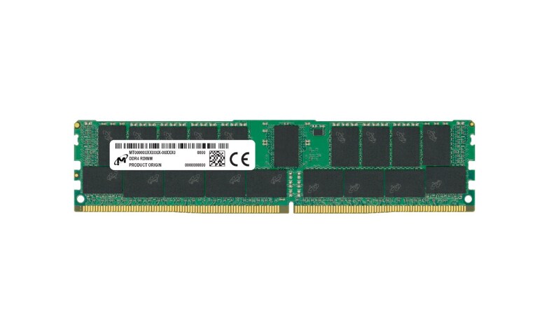 Micron - DDR4 - module - 8 GB - DIMM 288-pin - 3200 MHz / PC4-25600 - registered with parity - - Server Memory - CDW.com