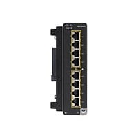 Cisco Catalyst IE3400 Rugged Series Advanced Expansion Module - expansion module - Gigabit Ethernet (PoE+) x 8