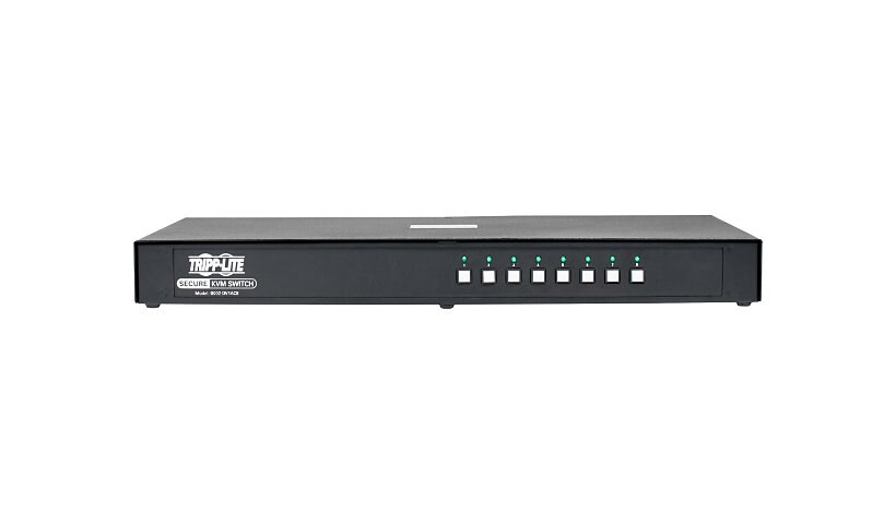 Tripp Lite Secure KVM Switch 8-Port DVI + Audio NIAP PP3.0 Certified w/ CAC