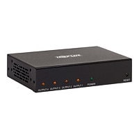 Tripp Lite 4-Port HDMI Splitter, 4K x 2K @ 60 Hz, 4:4:4, Multi-Resolution Support, HDR, HDCP 2,2, TAA - video/audio