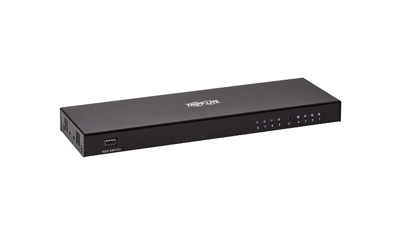 Tripp Lite HDMI Splitter 8-Port 4K @ 60Hz HDMI HDCP 2.2 EDID Management - video/audio splitter - 8 ports -
