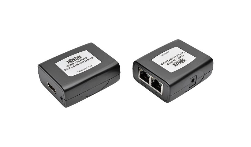 Tripp Lite HDMI Over Dual Cat5/Cat6 Extender Kit IR Control 1080p 60Hz TAA