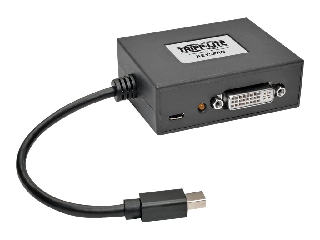 Tripp Lite 2-Port Mini DisplayPort to DVI Multi Stream Transport Hub 1080p