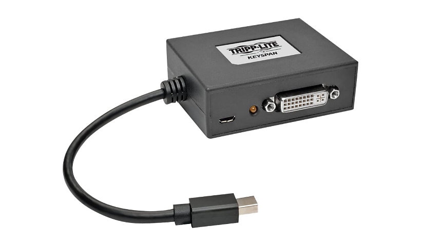 Tripp Lite 2-Port Mini DisplayPort to DVI Multi Stream Transport Hub 1080p - répartiteur video - 2 ports - Conformité TAA