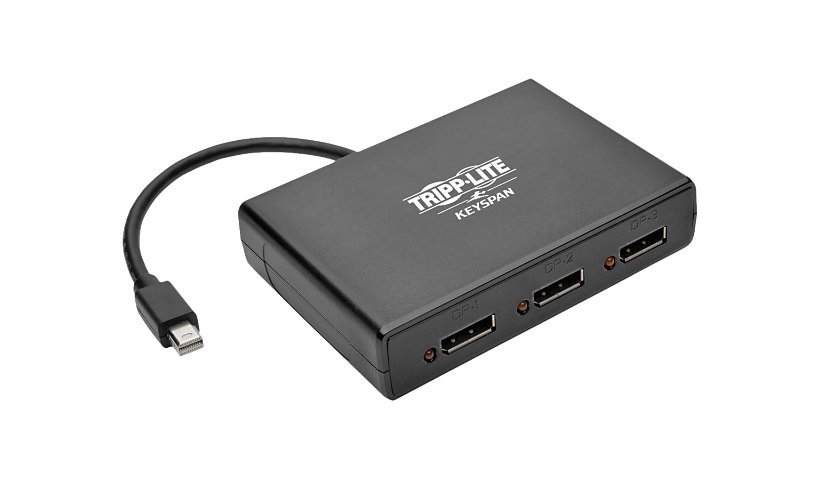 Tripp Lite 3 Port Mini DisplayPort 1.2 to Displayport Multi-Stream (MST) Hub 4K x 2K - video/audio splitter - 3 ports -