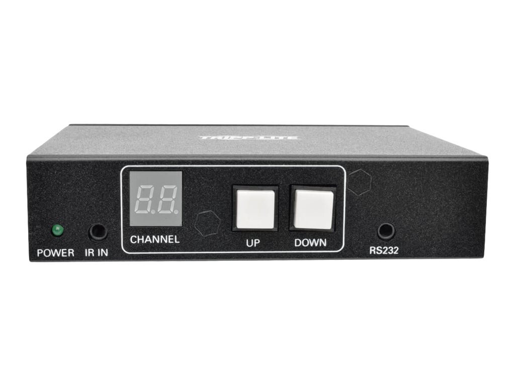 Tripp Lite 2-Port HDMI Over IP Receiver / Extender RS-232 Serial, IR Control TAA - video/audio/infrared/serial extender