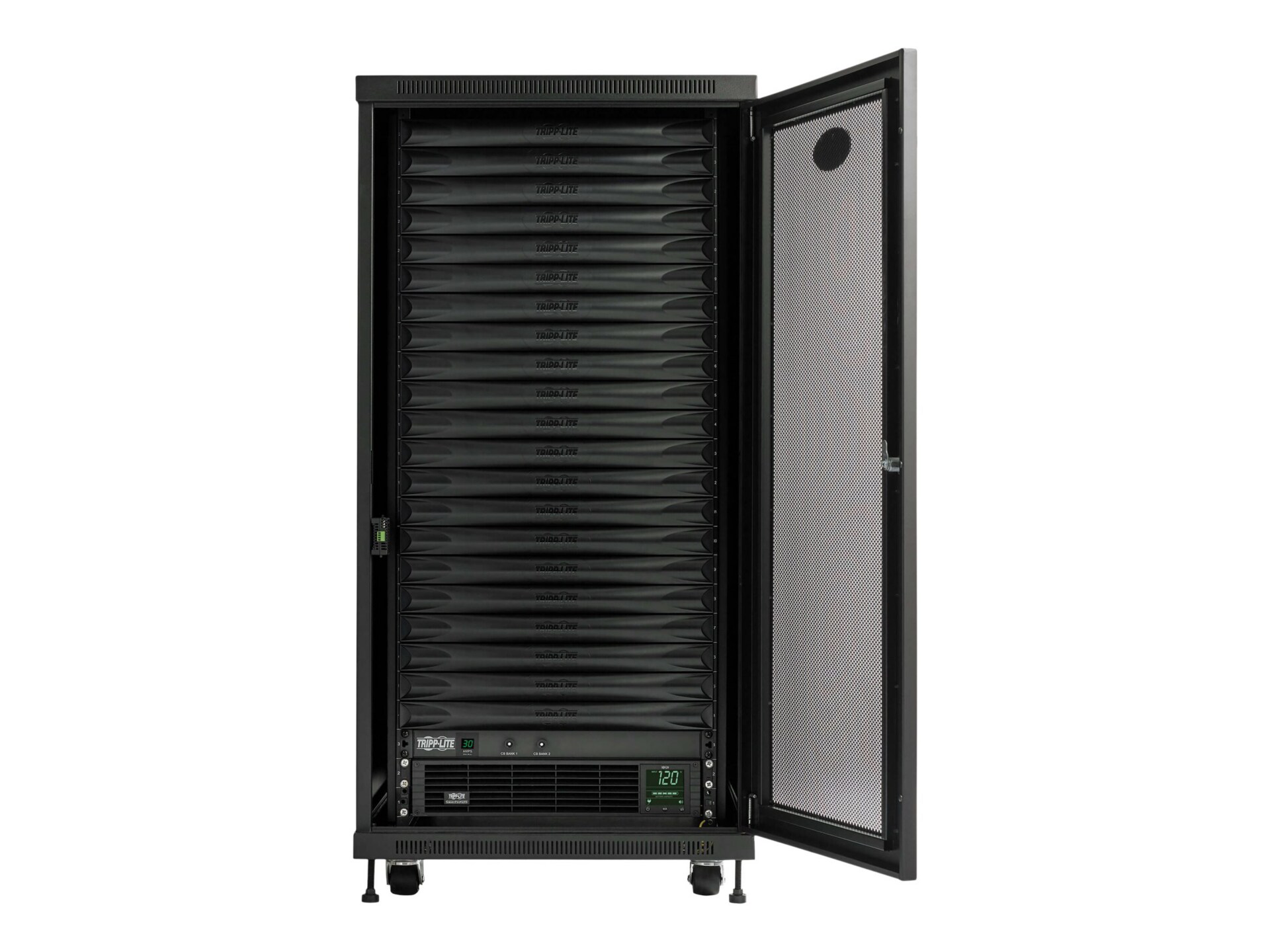 Tripp Lite EdgeReady Micro Data Center - 21U, 3 kVA UPS, Network Management and PDU, 120V Assembled/Tested Unit - rack -