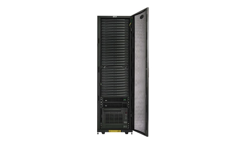 Tripp Lite EdgeReady Micro Data Center - 40U, 3 kVA UPS, Network Management and PDU, 120V Assembled/Tested Unit - rack -