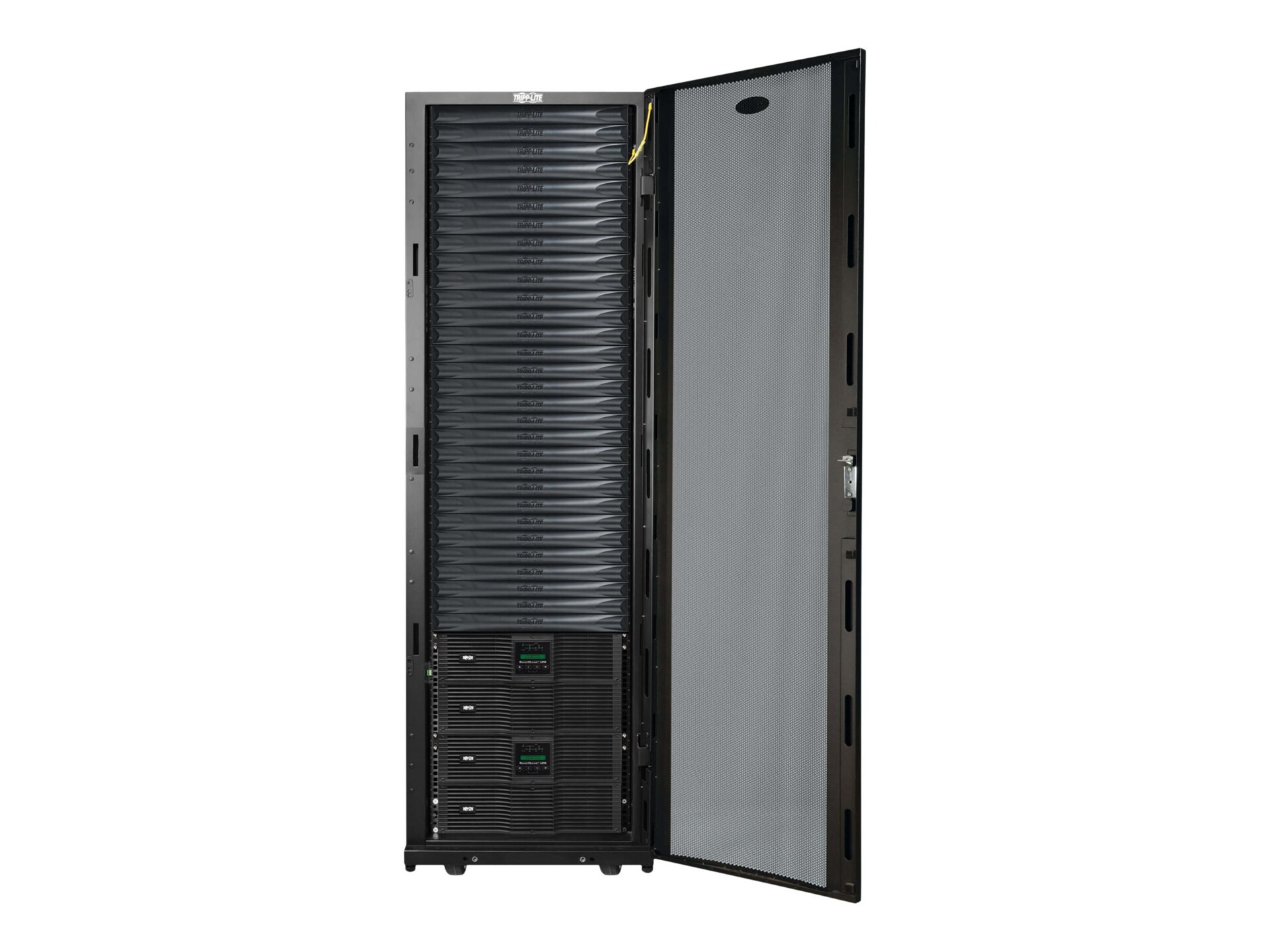 Tripp Lite EdgeReady Micro Data Center - 30U, (2) 10 kVA UPS Systems (N+N), Network Management and Dual PDUs, 208/240V