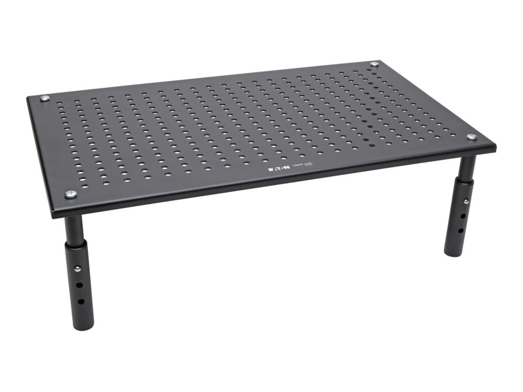 Tripp Lite Monitor Riser Stand Desktop Metal Height Adjustable Black 18x11