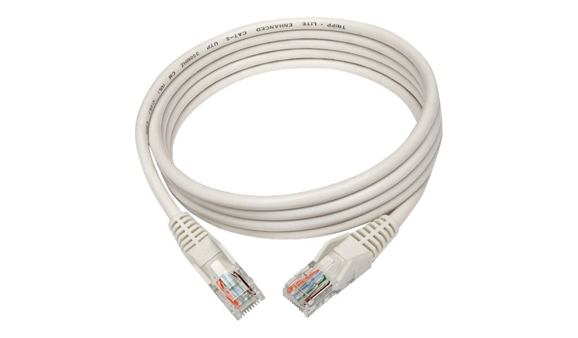 Eaton Tripp Lite Series Cat5e 350 MHz Snagless Molded (UTP) Ethernet Cable (RJ45 M/M), PoE - White, 6 ft. (1,83 m) -