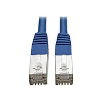 Eaton Tripp Lite Series Cat5e 350 MHz Molded Shielded (STP) Ethernet Cable (RJ45 M/M), PoE, Blue, 15 ft. (4,57 m) -