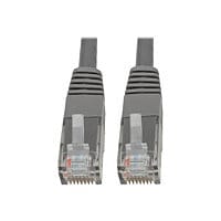 Eaton Tripp Lite Series Cat6 Gigabit Molded (UTP) Ethernet Cable (RJ45 M/M), PoE, Gray, 3 ft. (0,91 m) - patch cable -
