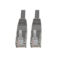 Eaton Tripp Lite Series Cat6 Gigabit Molded (UTP) Ethernet Cable (RJ45 M/M), PoE, Gray, 5 ft. (1.52 m) - patch cable -