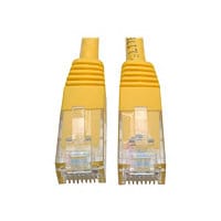 Eaton Tripp Lite Series Cat6 Gigabit Molded (UTP) Ethernet Cable (RJ45 M/M), PoE, Yellow, 7 ft. (2.13 m) - patch cable -