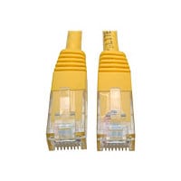 Eaton Tripp Lite Series Cat6 Gigabit Molded (UTP) Ethernet Cable (RJ45 M/M), PoE, Yellow, 15 ft. (4.57 m) - patch cable