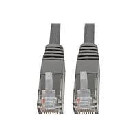 Tripp Lite Cat6 Cat5e Gigabit Molded Patch Cable RJ45 M/M 550MHz Gray 35ft