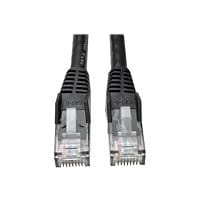 Eaton Tripp Lite Series Cat6 Gigabit Snagless Molded (UTP) Ethernet Cable (RJ45 M/M), PoE, Black, 75 ft. (22.86 m) -