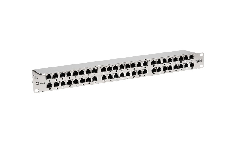 Eaton Tripp Lite Series Cat5e/Cat6 48-Port Patch Panel - Shielded
