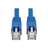 Eaton Tripp Lite Series Cat6a 10G Snagless F/UTP Ethernet Cable (RJ45 M/M), PoE, CMR-LP, Blue, 6 ft. (1.83 m) - patch