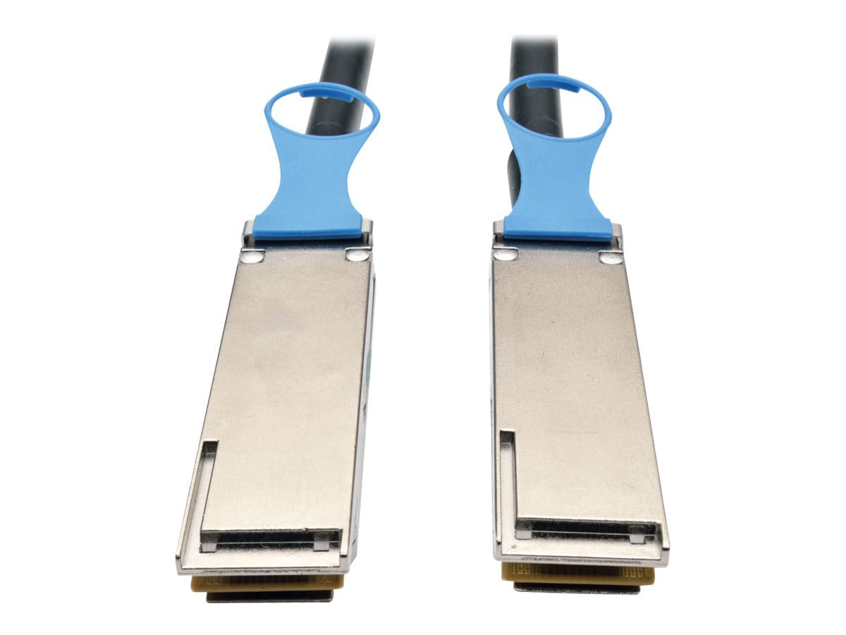 Eaton Tripp Lite Series QSFP28 to QSFP28 100GbE Passive DAC Copper InfiniBand Cable (M/M), 0.5 m (20 in.) - InfiniBand