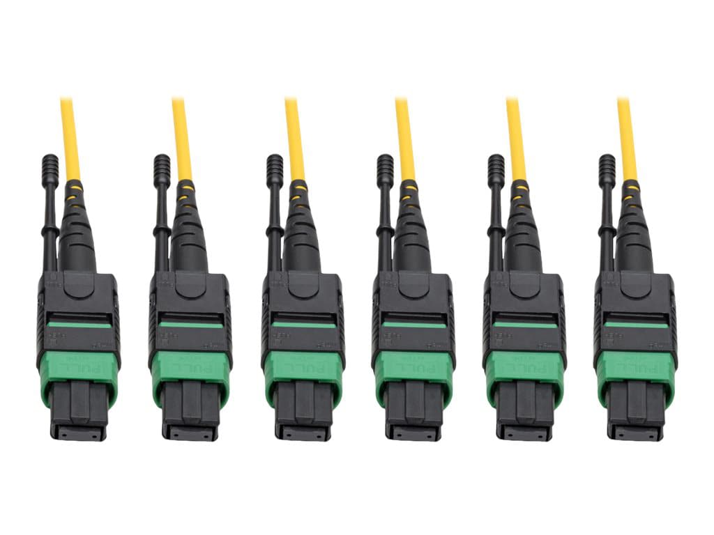 Eaton Tripp Lite Series MTP/MPO (APC) Singlemode Slim Trunk Cable, 24-Strand, 40/100 GbE, 40/100GBASE-PLR4, Plenum, 6mm