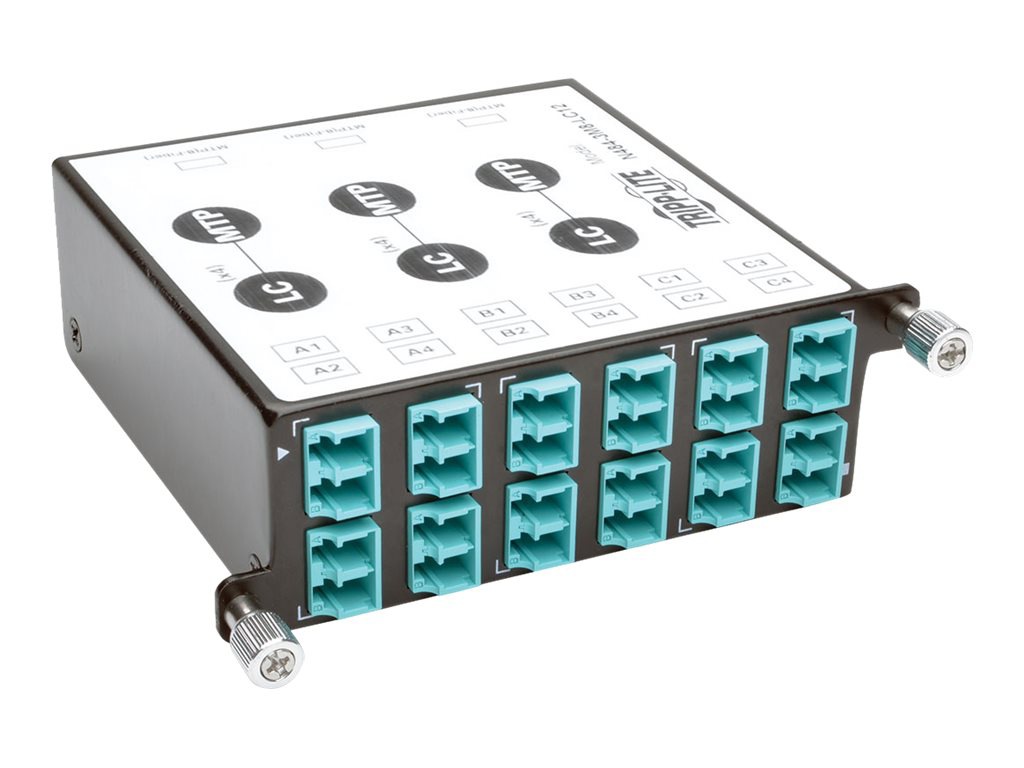 Eaton Tripp Lite Series 40Gb-10Gb Breakout Cassette x3 8-Fiber OM4 MTP/MPO