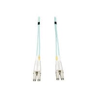 Tripp Lite 12M 10Gb Duplex Multimode 50/125 OM3 LSZH Fiber Cable LC/LC 12 Meters - patch cable - 12 m - aqua blue