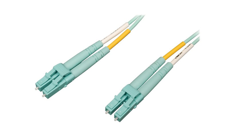Eaton Tripp Lite Series 100G Duplex Multimode 50/125 OM4 LSZH Fiber Optic Cable (LC/LC), Aqua, 20 m - patch cable - 19.8
