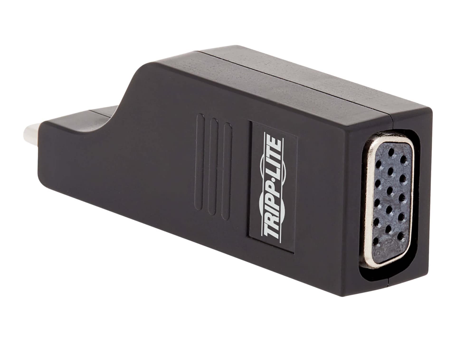 Tripp Lite USB C to VGA Adapter Vertical M/F USB 3.1 Gen 1 1080p USB-C - Th