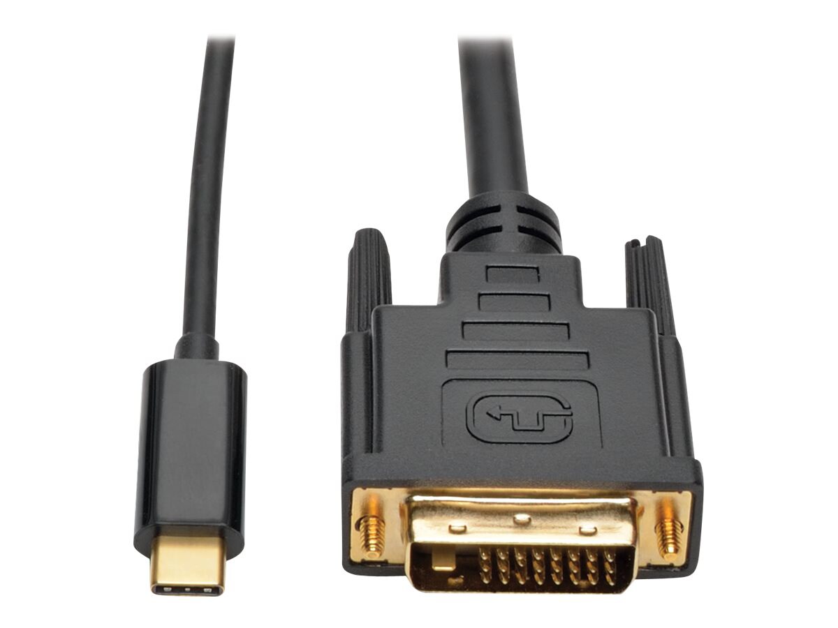 Tripp Lite USB C to DVI Adapter Cable Converter 1080p M/M USB Type C to DVI