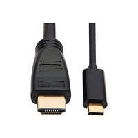 Tripp Lite USB C to HDMI Adapter Cable USB 3.1 Gen 1 4K M/M USB-C Black 3ft - câble vidéo/audio - HDMI / USB - 90 cm