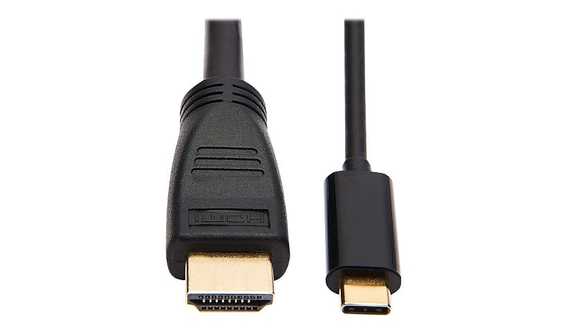 Tripp Lite USB C to HDMI Adapter Cable USB 3.1 Gen 1 4K M/M USB-C Black 6ft - video cable - HDMI / USB - 1.8 m