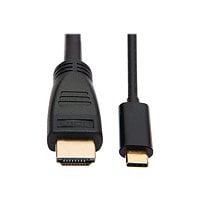 Tripp Lite USB C to HDMI Adapter Cable USB 3.1 Gen 1 4K M/M USB-C Black 6ft - câble vidéo - HDMI / USB - 1.8 m