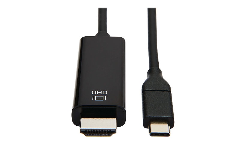 Tripp Lite USB C to HDMI Adapter Cable USB 3.1 Gen 1 4K M/M USB-C Black 9ft - video cable - HDMI / USB - 2.7 m