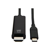 Tripp Lite USB C to HDMI Adapter Cable USB 3.1 Gen 1 4K M/M USB-C Black 9ft - video cable - HDMI / USB - 2.7 m