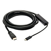 Tripp Lite USB C to HDMI Adapter Cable USB 3.1 4K@60Hz M/M USB-C Black 10ft - câble vidéo - HDMI / USB - 3 m