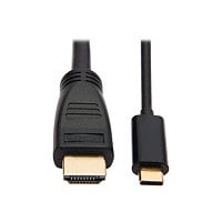 Tripp Lite USB C to HDMI Adapter Cable USB 3.1 4K@60Hz M/M USB-C Black 15ft - video cable - HDMI / USB - 4.6 m