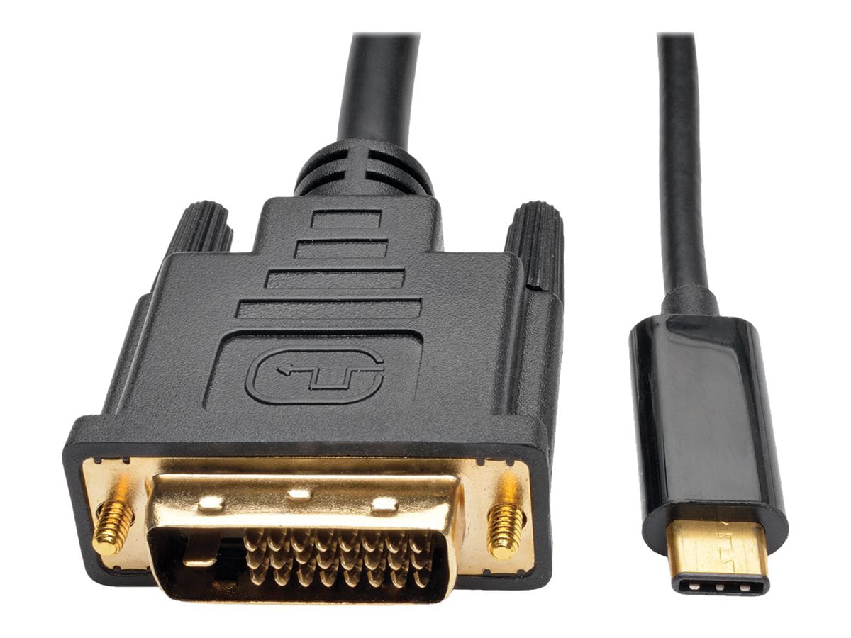 Eaton Tripp Lite Series USB-C to DVI Active Adapter Cable (M/M), Black, 16