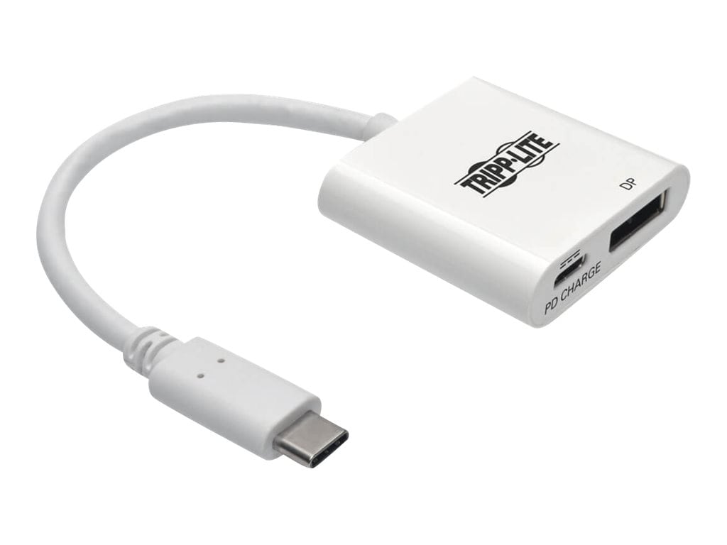 Tripp Lite USB C to DisplayPort Video Adapter Converter w/ USB-C PD Chargin