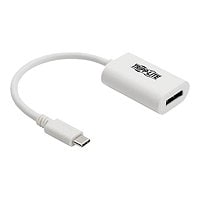 Tripp Lite USB C to DisplayPort Adapter Converter 4K White USB Type C to DP