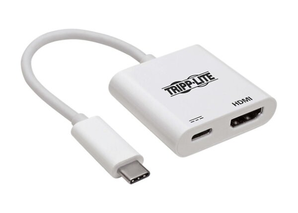 TRIPP USB C ADPTR HDMI PD CHARGE WHT