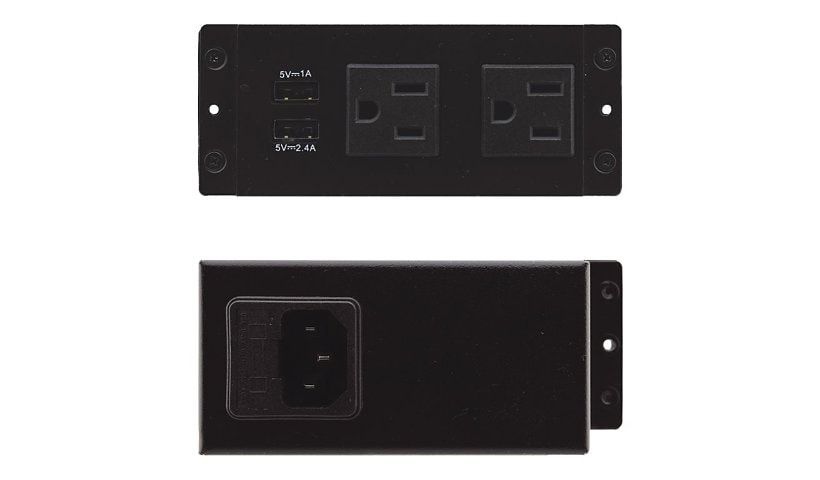 Kramer Dual Power Socket with 2x USB Charger