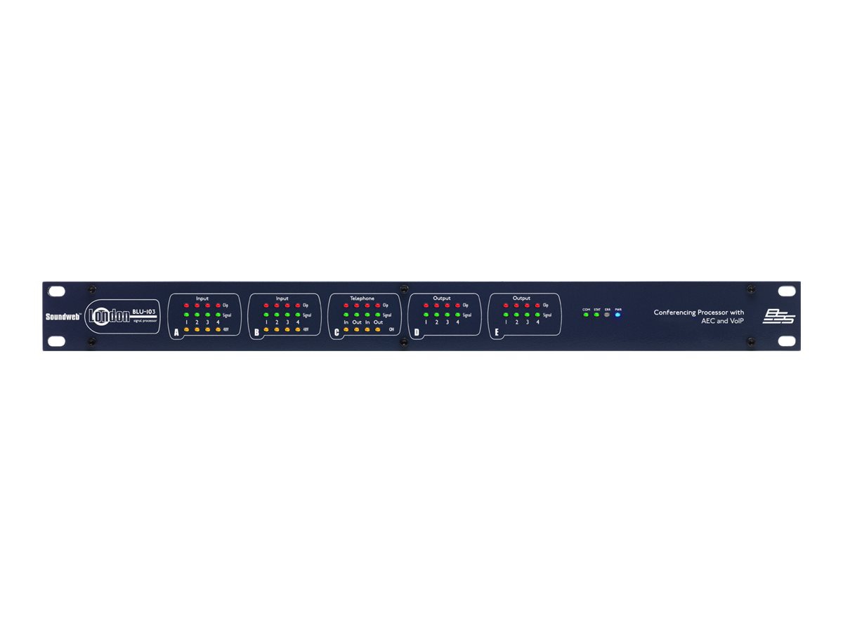 BSS Conferencing Processor with AEC and VoIP