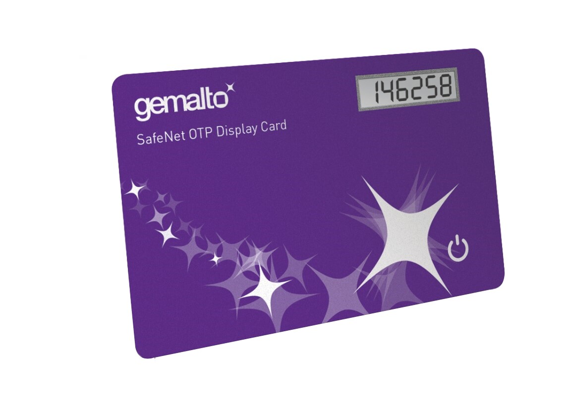 Thales SafeNet OTP DISPLAY CARD TIME 6DIGIT