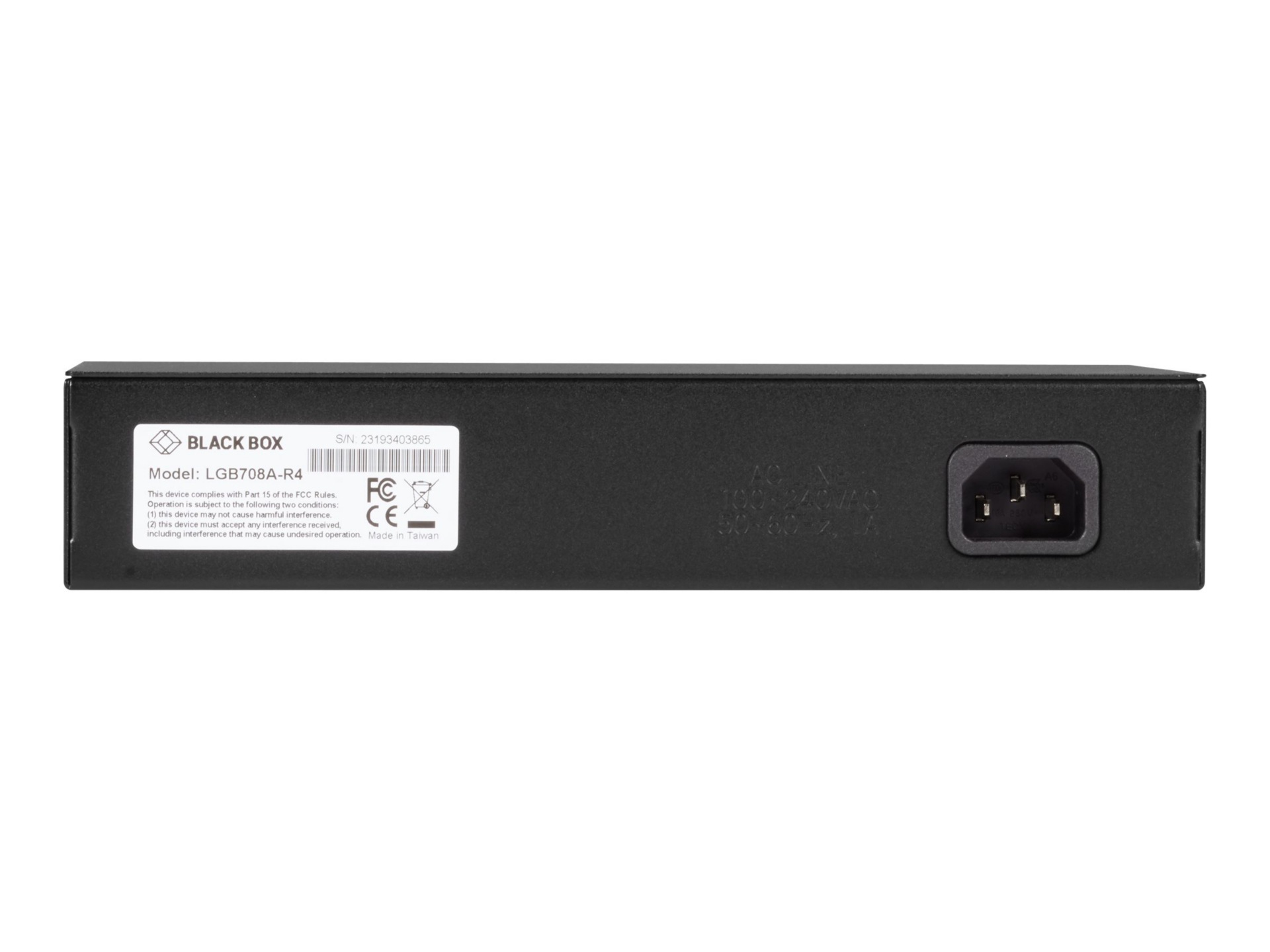 Thumbnail 4 of 5 for Black Box LGB700 Series Web Smart Gigabit Ethernet Switch - switch - 10 ports - smart - TAA Compliant