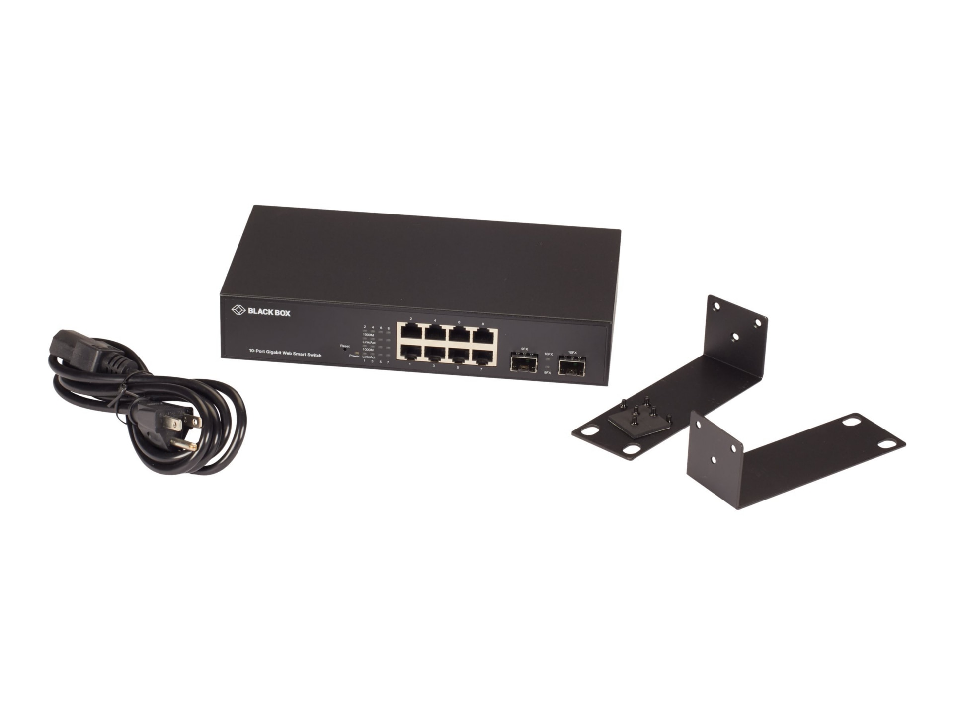Thumbnail 5 of 5 for Black Box LGB700 Series Web Smart Gigabit Ethernet Switch - switch - 10 ports - smart - TAA Compliant